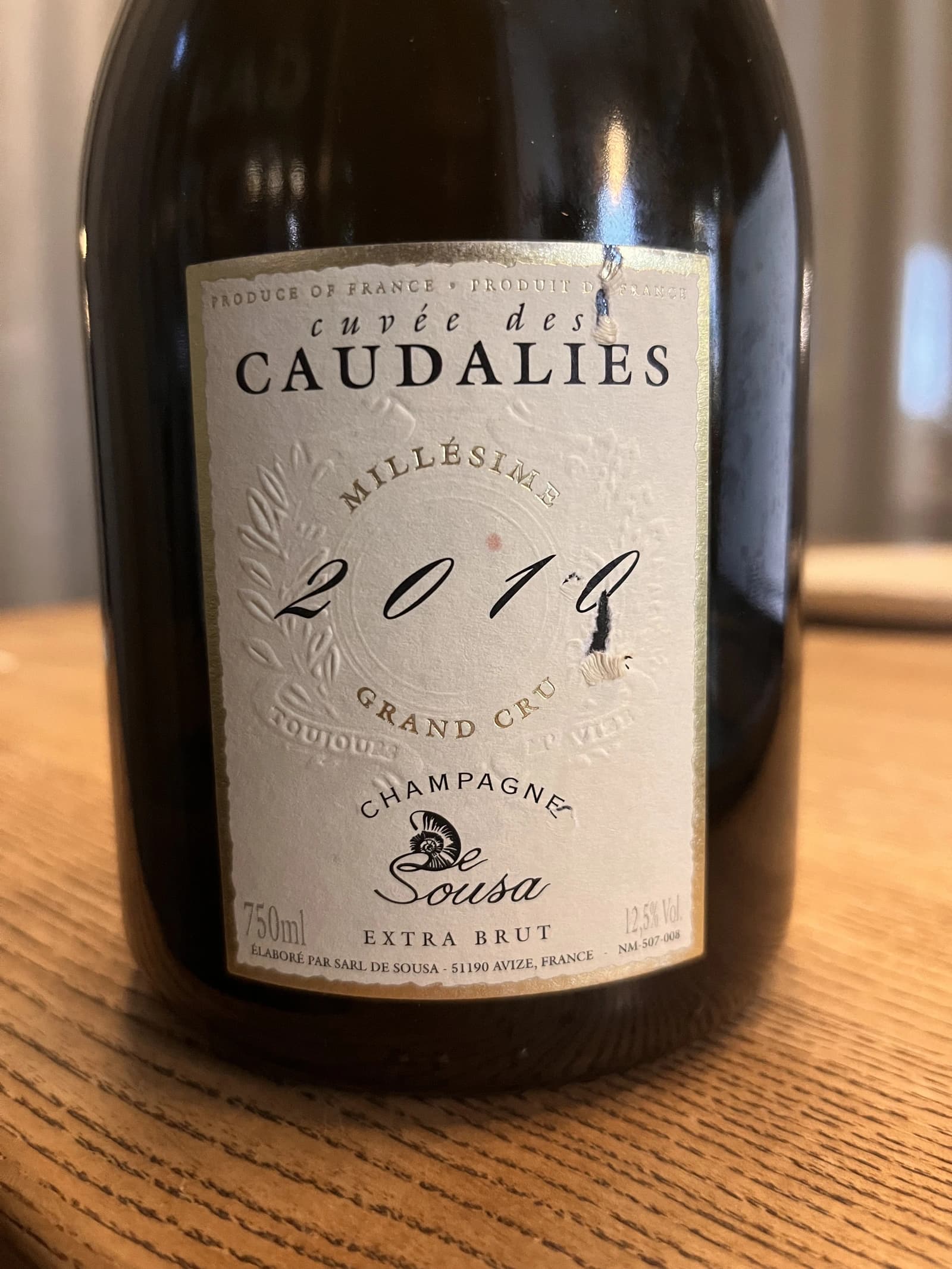 De Sousa Cuvée des Caudalies Grand Cru 2010