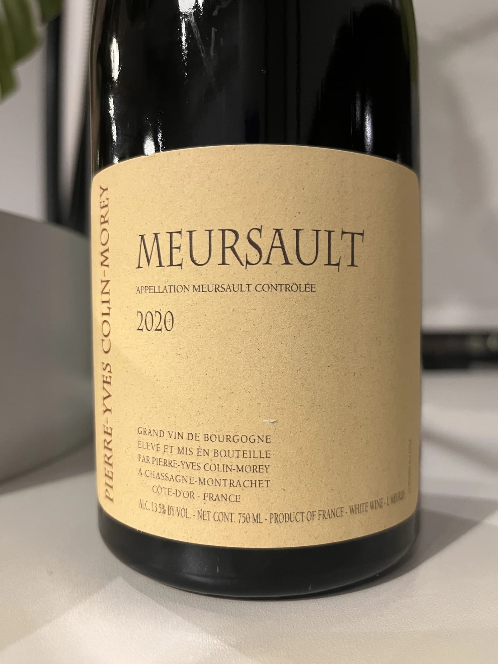 Pierre-Yves Colin-Morey Meursault 2020