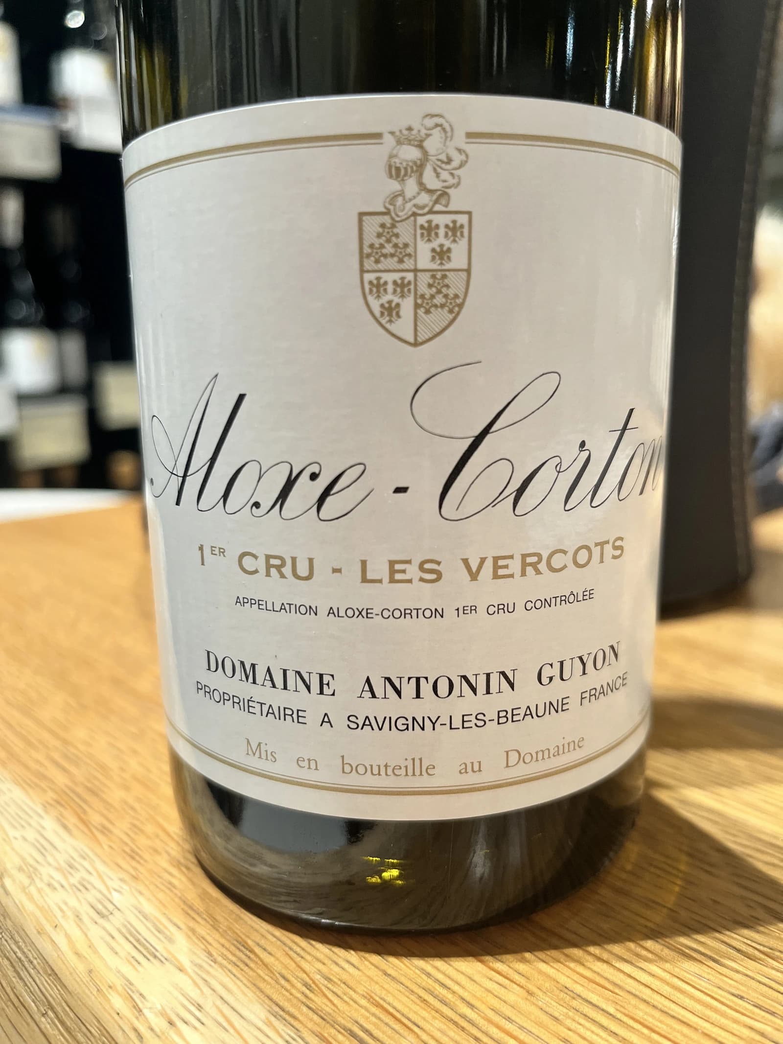 Domaine Antonin Guyon Aloxe Corton 1er Cru Les Vercots 2018